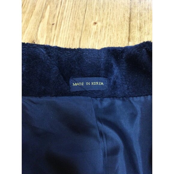 Vintage J Vital Black Velour Mens Long Overcoat 40R 33W Velvet Look Fully Lined - Picture 4 of 9